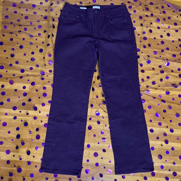 Bay Eggplant Purple Straight Leg Jeans 